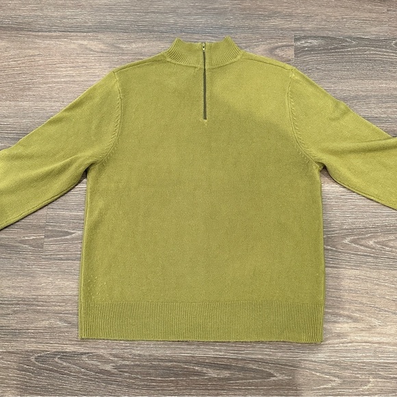 Vintage Koret Women’s Light Green Crew Neck Sweater Top Long Sleeves sz M/P - Picture 7 of 7